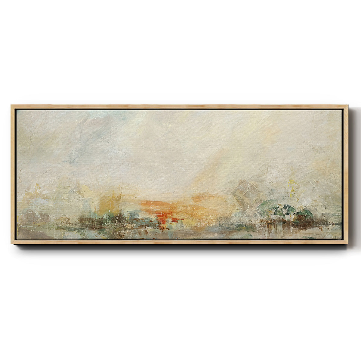 Old Masters World - Floater Framed Canvas Print