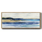 Indigo Bay - Floater Framed Canvas Print