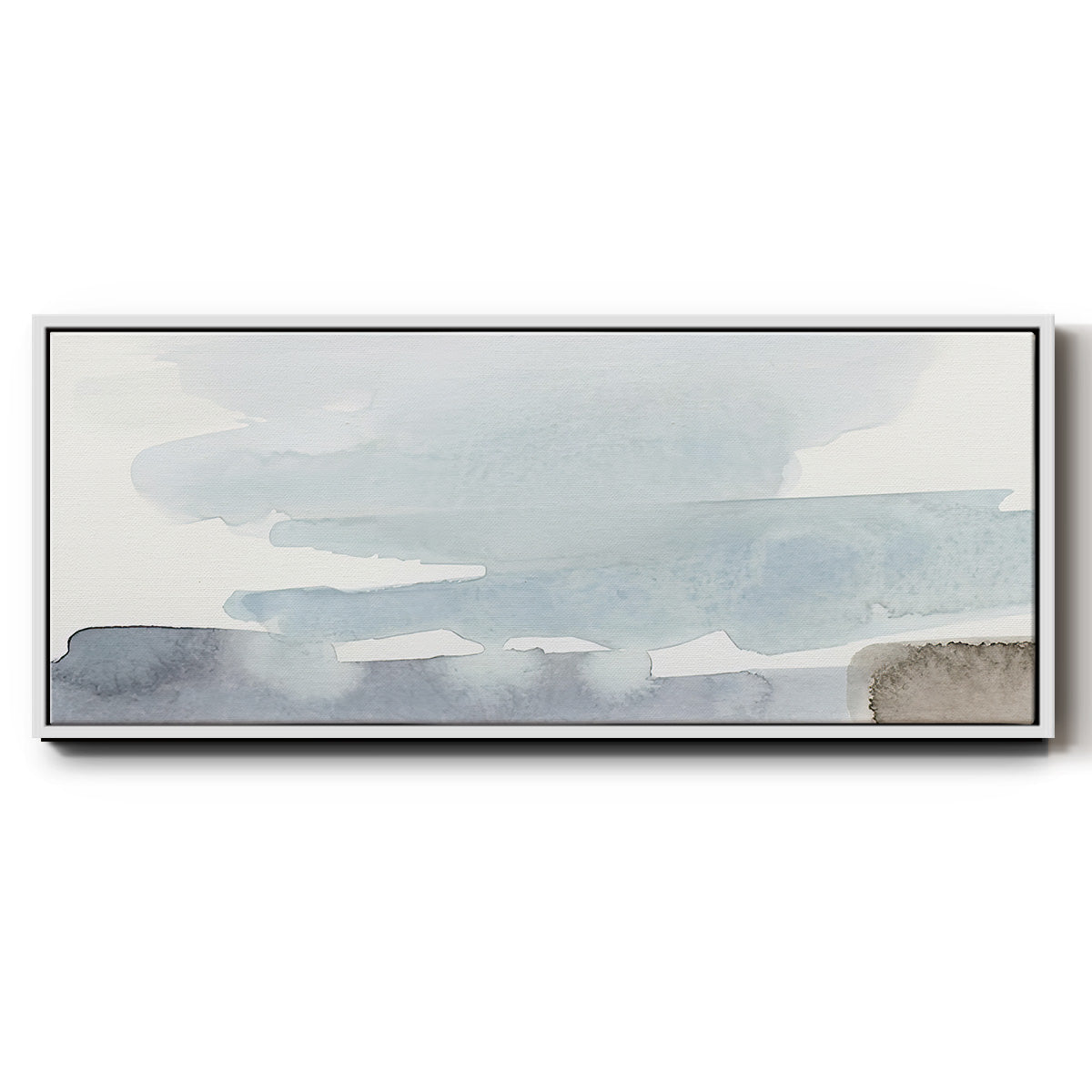 Coastal Tones I - Floater Framed Canvas Print