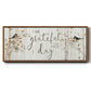 Grateful for this Day - Floater Framed Canvas Print