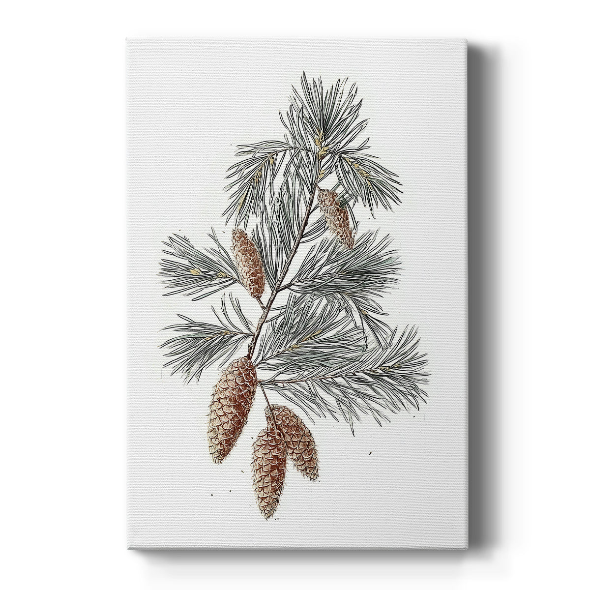 Silver Whisper of Carols - Canvas Art Print