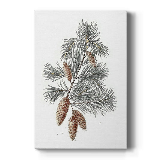 Silver Whisper of Carols - Canvas Art Print