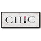 Chic - Floater Framed Canvas Print