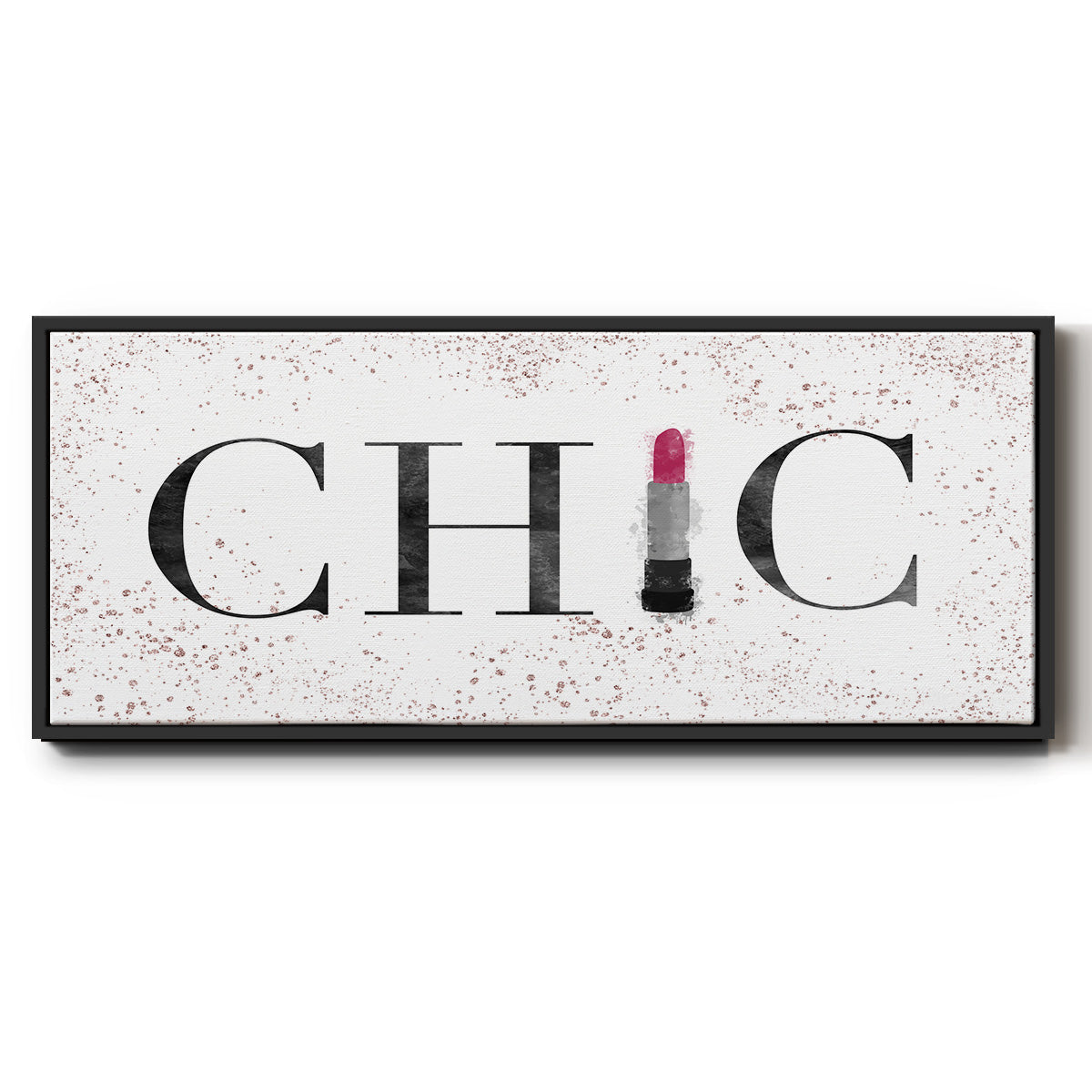 Chic - Floater Framed Canvas Print