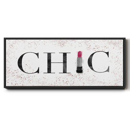 Chic - Floater Framed Canvas Print