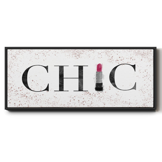 Chic - Floater Framed Canvas Print