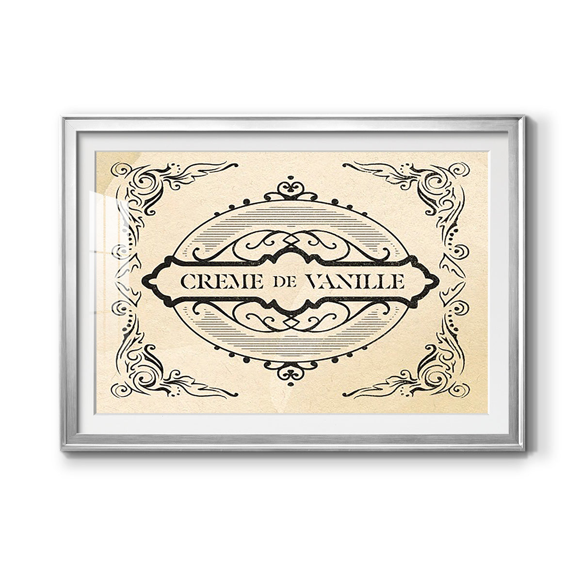 Antique French Label II - Modern Framed Art Print