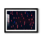 Crimson Constellation Premium Framed Print - Ready to Hang