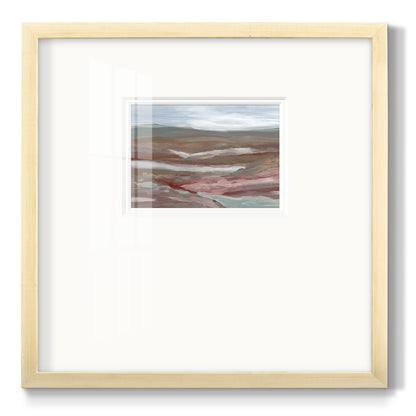 Valley of Fall - Double Matboard Framed Print