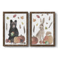 Cute Autumn Forest I - Premium Framed Canvas 2 Piece Set - Ready to Hang