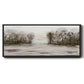Near Graham Mountain - Floater Framed Canvas Print