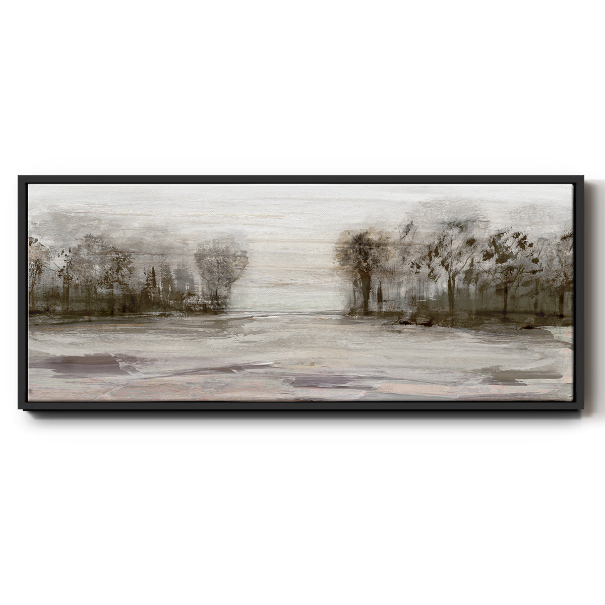 Near Graham Mountain - Floater Framed Canvas Print