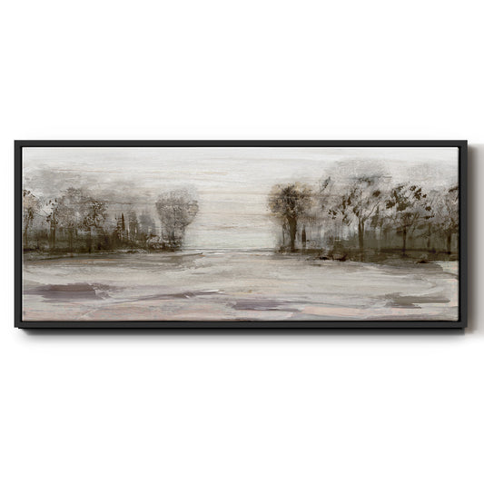 Near Graham Mountain - Floater Framed Canvas Print
