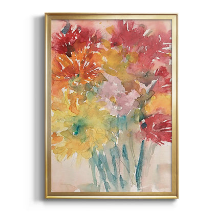 Floral Treats I - Modern Framed Canvas Print