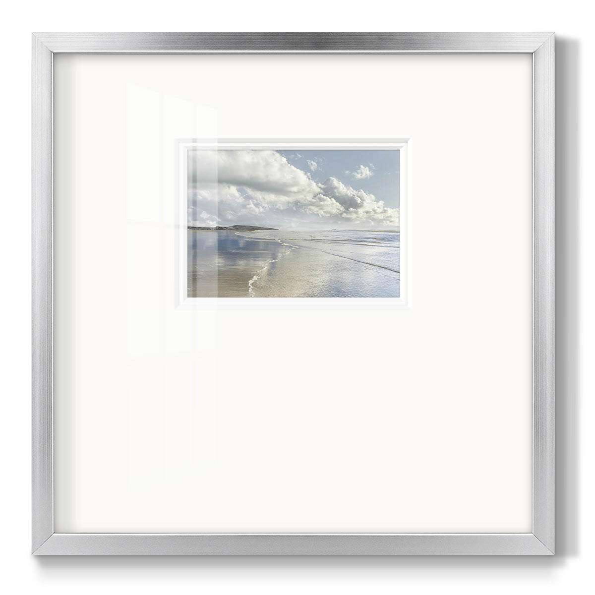 Infinity Beach - Double Matboard Framed Print