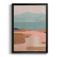 Desert Sunrise I - Modern Framed Canvas Print