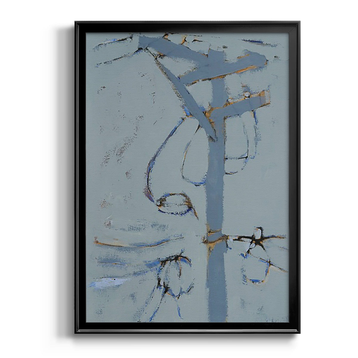 Wires VI - Modern Framed Canvas Print