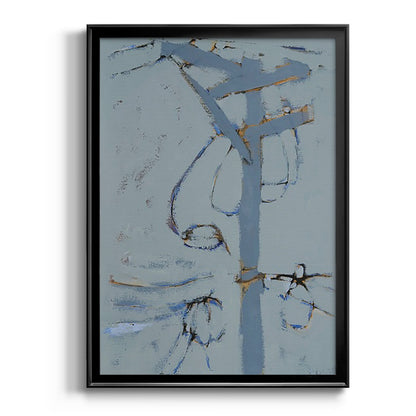 Wires VI - Modern Framed Canvas Print