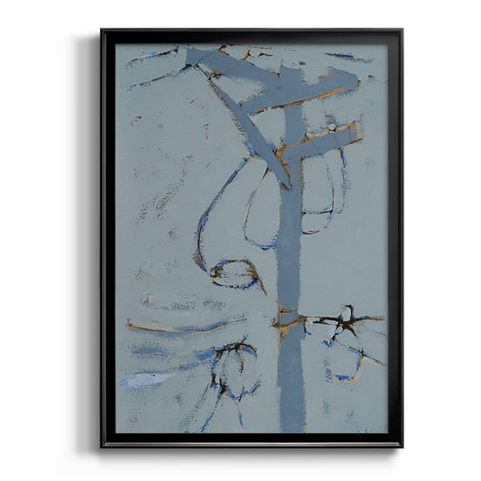 Wires VI - Modern Framed Canvas Print