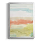 Blushing Sunrise II - Modern Framed Canvas Print