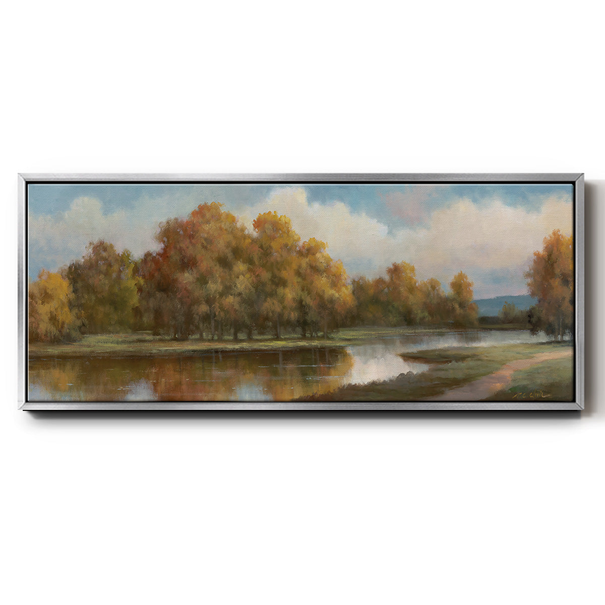 Shenandoah II - Floater Framed Canvas Print