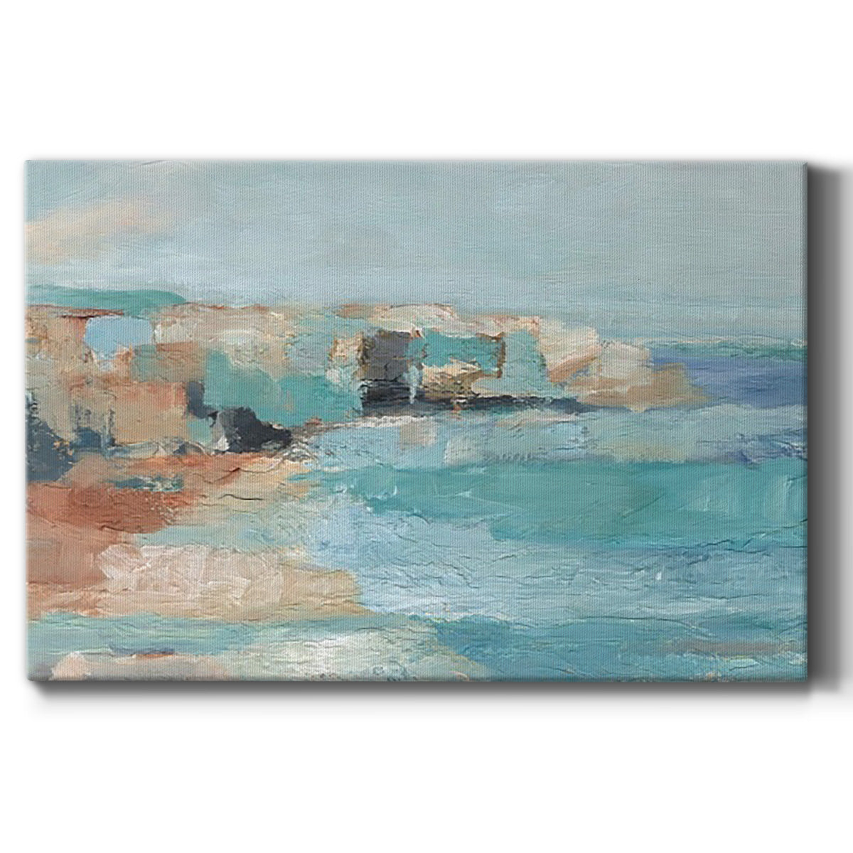 Turquoise Cliff Wall I Premium Gallery Wrapped Canvas - Ready to Hang