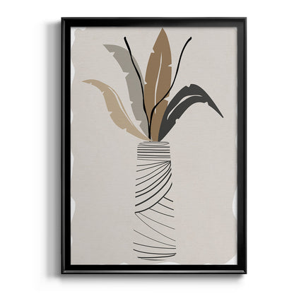 Palm Arrangement II - Modern Framed Canvas Print