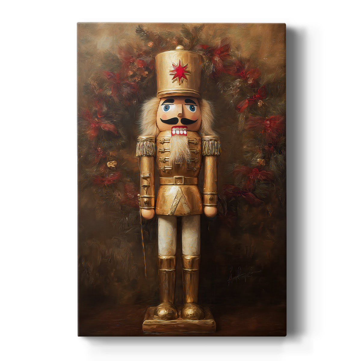 Amber Blessing of Nativity - Canvas Art Print