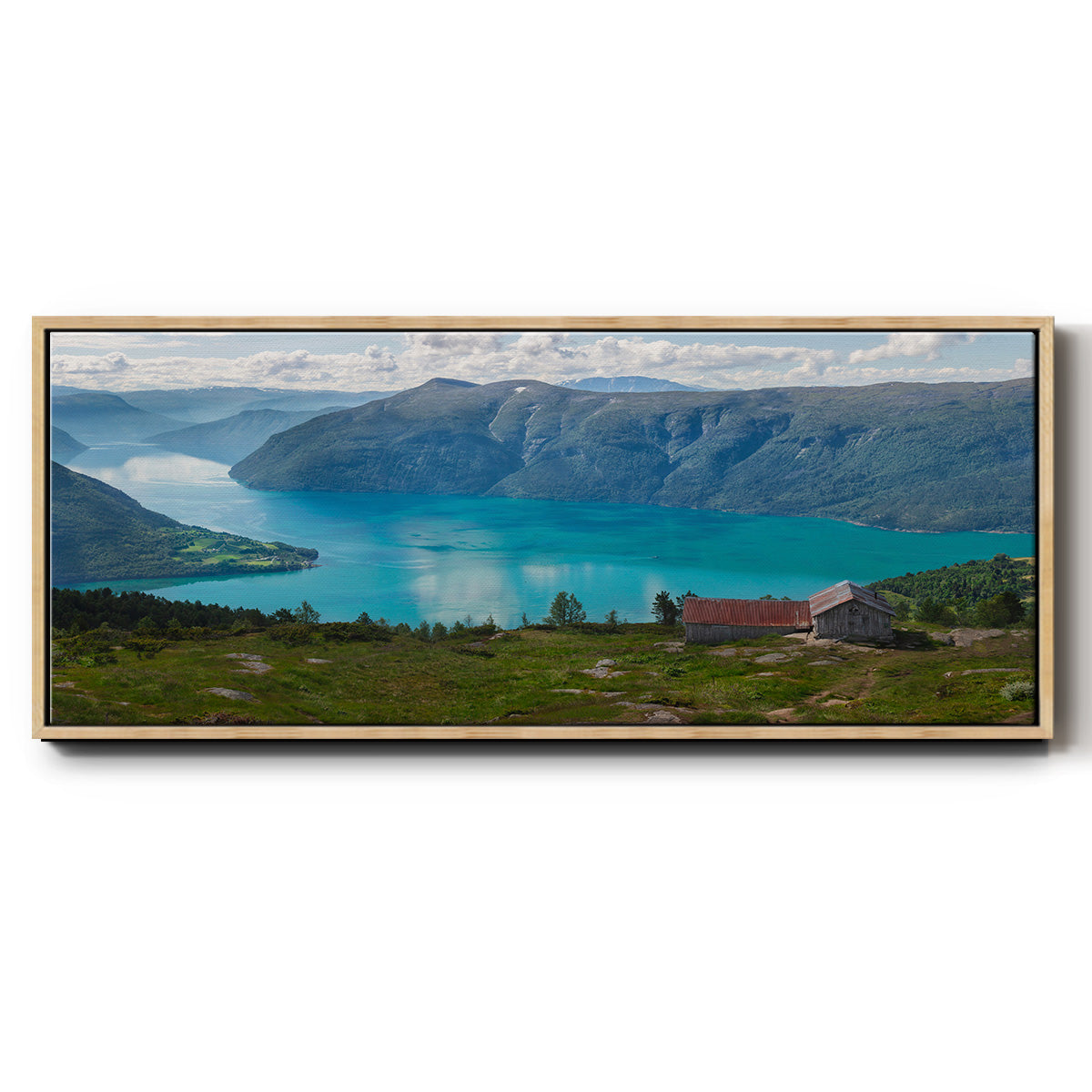 Reflection II - Floater Framed Canvas Print