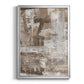 Bronzed II - Modern Framed Canvas Print