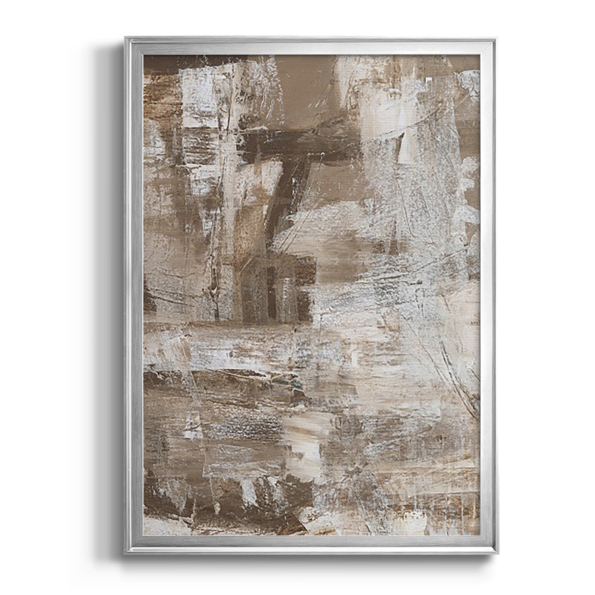 Bronzed II - Modern Framed Canvas Print