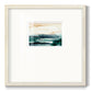 Sea Foam Flow II Premium Framed Print Double Matboard