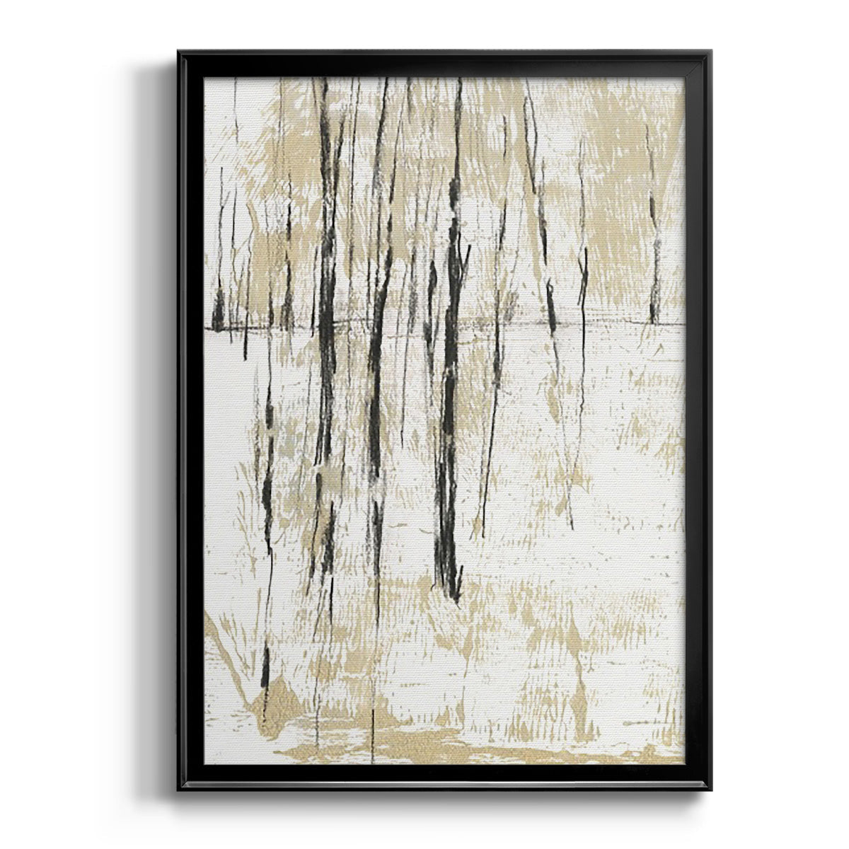 Gilded Forest II - Modern Framed Canvas Print