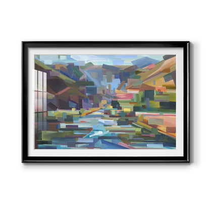 Pieces of Yakima Canyon - Modern Framed Art Print
