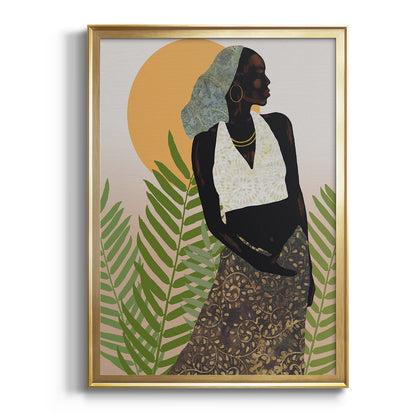 Her Grace - Modern Framed Canvas Print