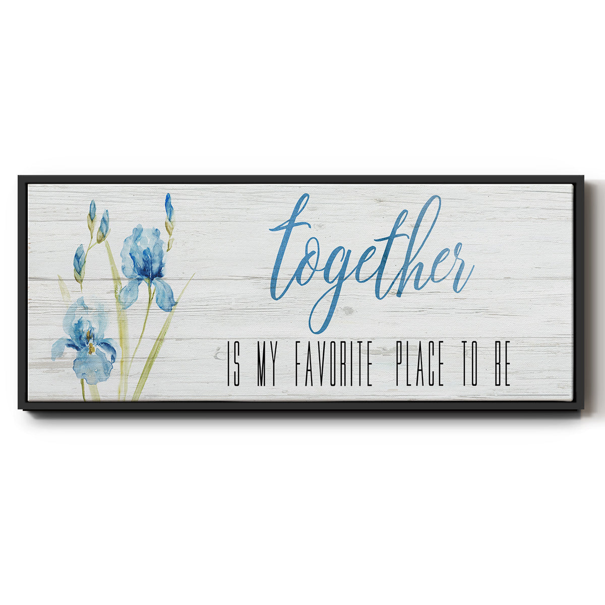 Together - Floater Framed Canvas Print