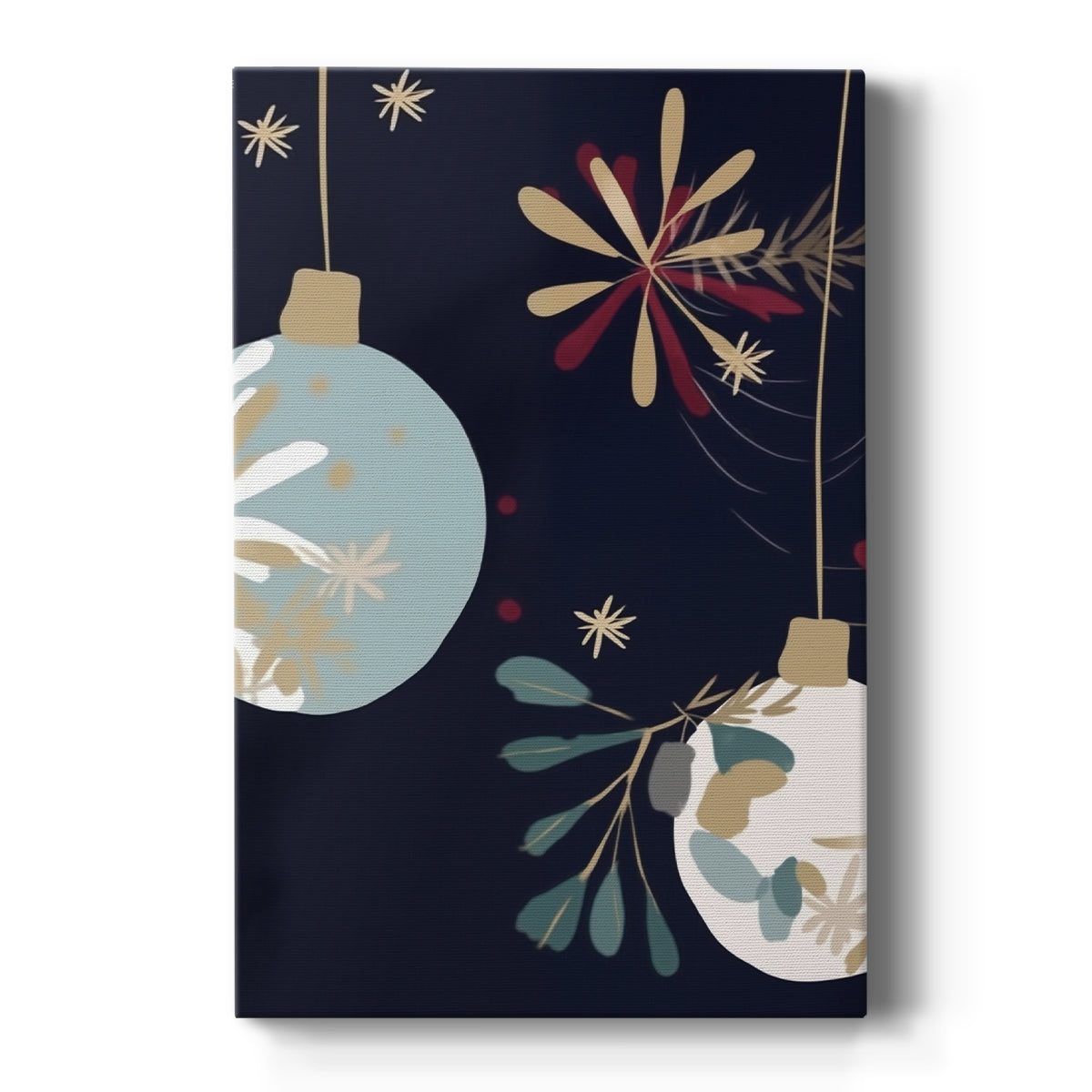 Midnight of Pale Winter Fir - Canvas Art Print