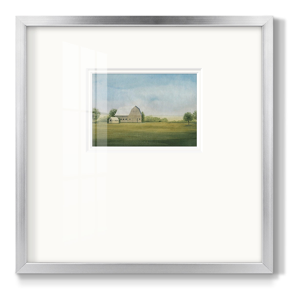 Grove Farm II - Double Matboard Framed Print