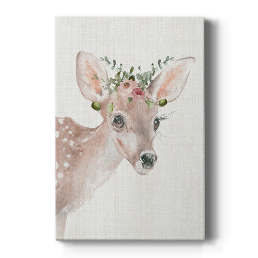 Dressy Fawn - Canvas Art Print