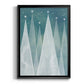 Mod Evergreens I - Modern Framed Canvas Print