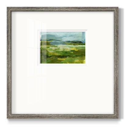 Emerald View I Premium Framed Print Double Matboard