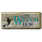 The Witch is in - Floater Framed Canvas Print