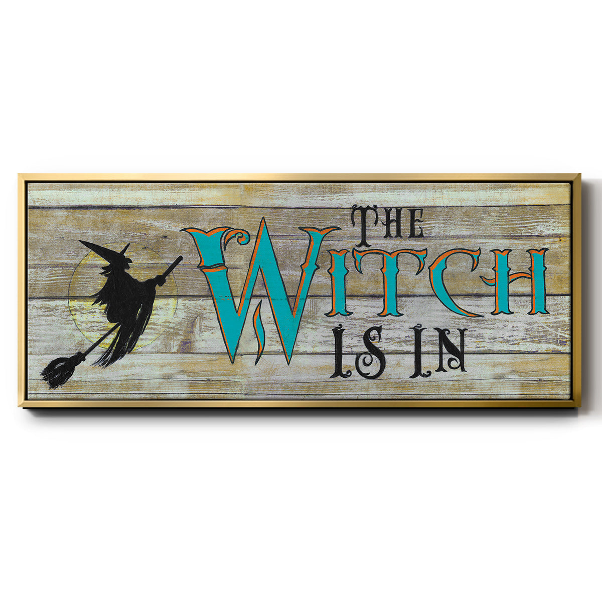 The Witch is in - Floater Framed Canvas Print