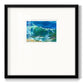 Green Flash Premium Framed Print Double Matboard