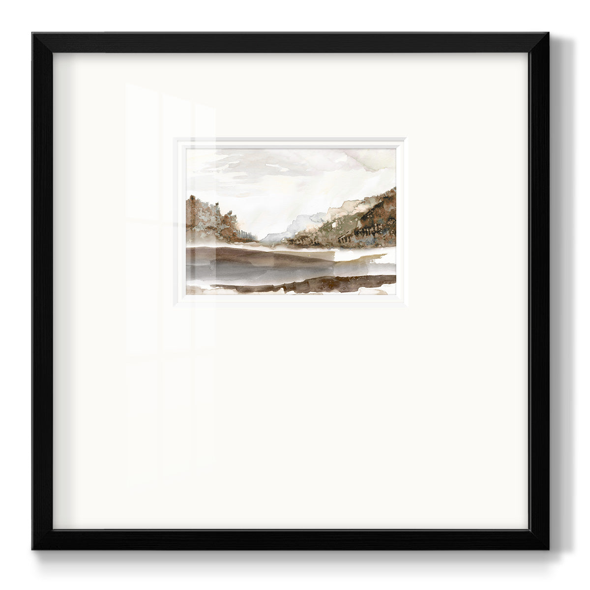 Mountain Time Premium Framed Print Double Matboard