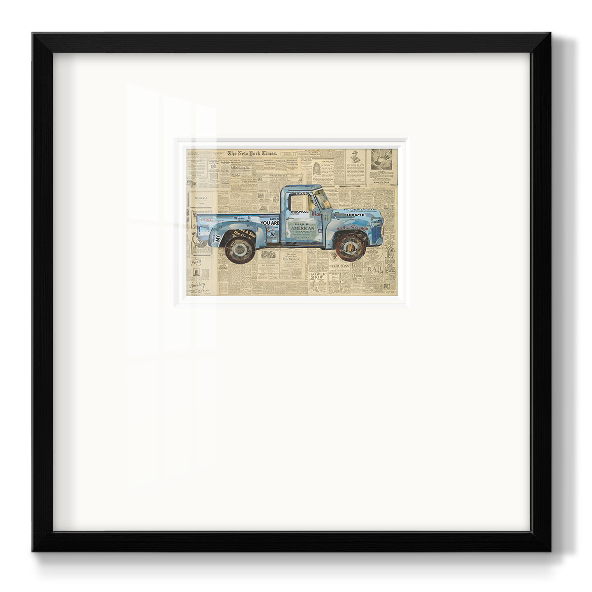 George’s ’53 Ford- Premium Framed Print Double Matboard