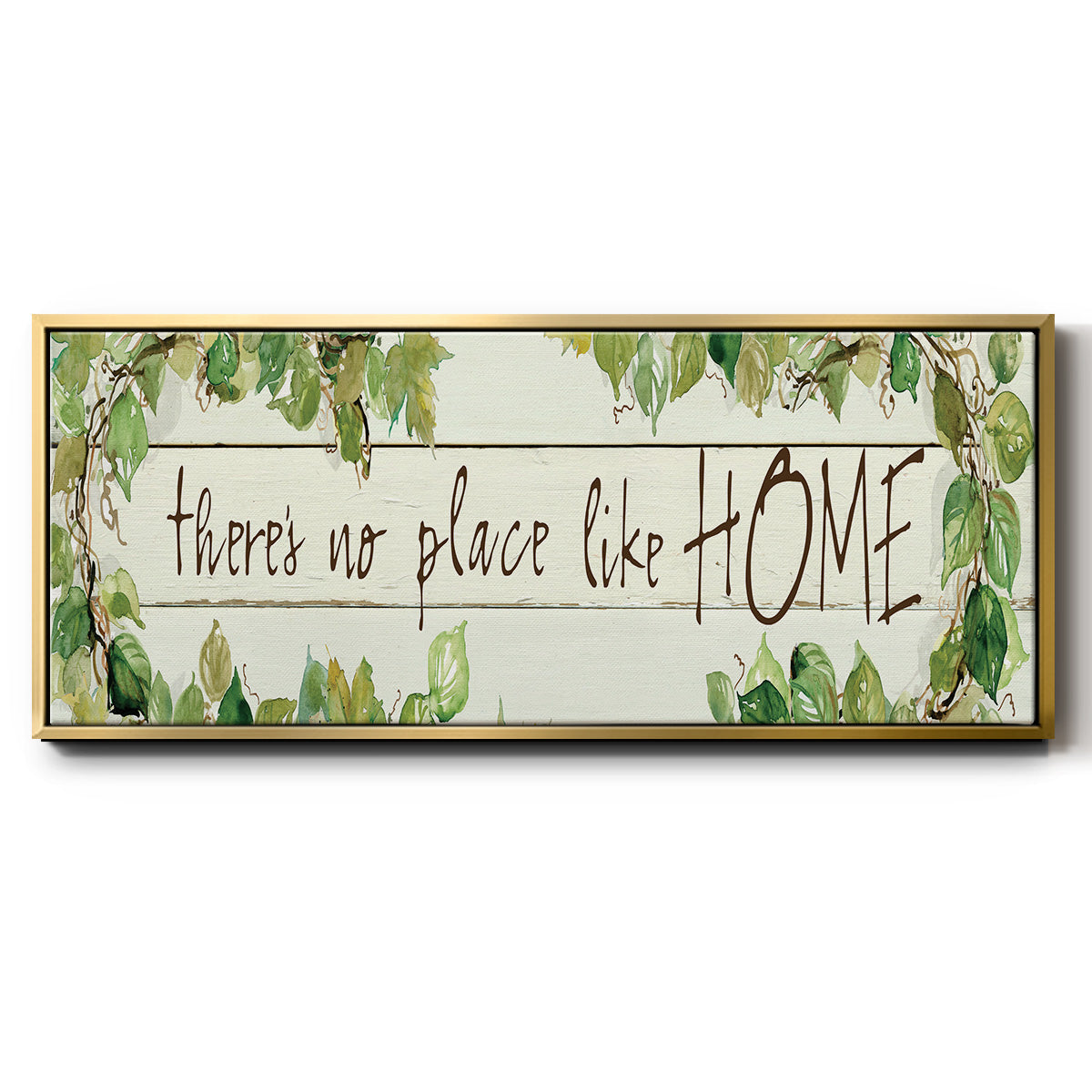 No Place Like Home - Floater Framed Canvas Print