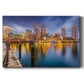 USA Harbor Skyline - Canvas Art Print