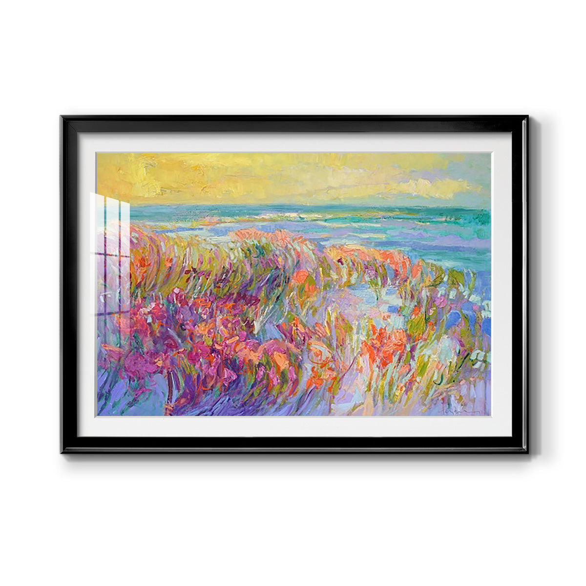 Summer Sanctuary - Modern Framed Art Print