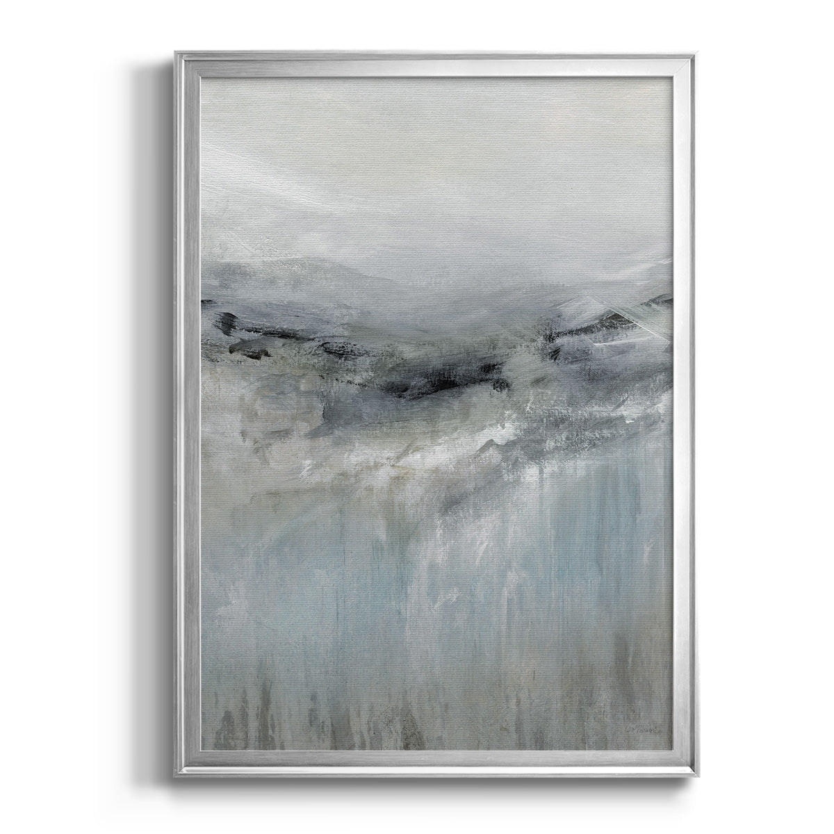 A Cool Wind - Modern Framed Canvas Print